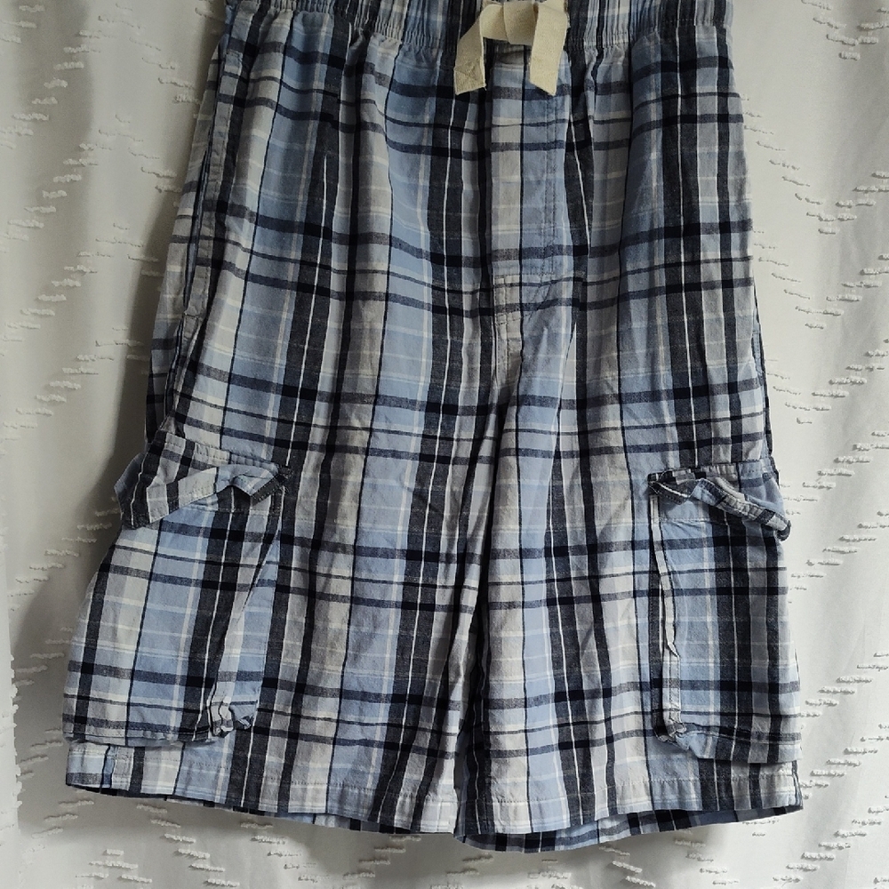 Men's Blue Plaid Shorts Vintage Collection Siz